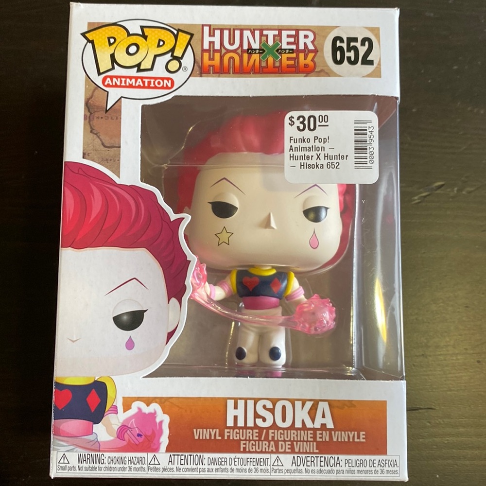 hisoka funko pop! from hunterxhunter